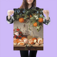 Still Life with Oranges by Rafael Romero Barros poster 3