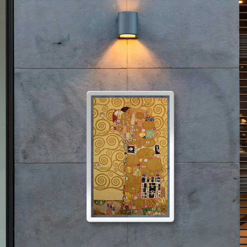 Stoclet Frieze - Fulfillment by Gustav Klimt poster 2