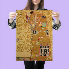 Stoclet Frieze - Fulfillment by Gustav Klimt poster 3