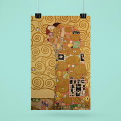 Stoclet Frieze - Fulfillment by Gustav Klimt poster 6