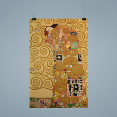 Stoclet Frieze - Fulfillment by Gustav Klimt poster 9