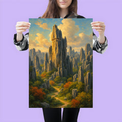 Stone Forest Shilin China poster 3