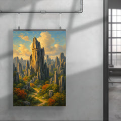 Stone Forest Shilin China poster 4
