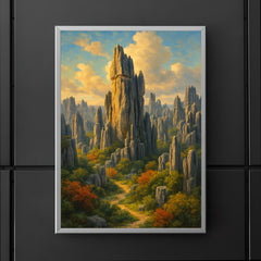 Stone Forest Shilin China poster 5