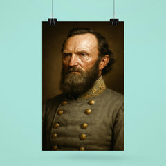 Stonewall Jackson portrait poster 6