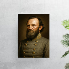 Stonewall Jackson portrait poster 7