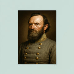 Stonewall Jackson portrait poster 8