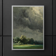 Storm-Ridden Landscape by Robert Zünd, 1854 poster 5