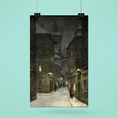 Street in the Evening, Prague by Jakub Schikaneder poster 6