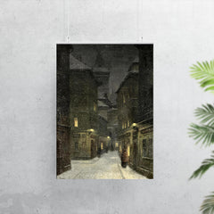 Street in the Evening, Prague by Jakub Schikaneder poster 7