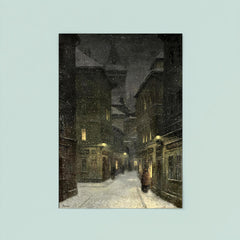 Street in the Evening, Prague by Jakub Schikaneder poster 8