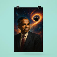 Subrahmanyan Chandrasekhar and the collapse limit poster 6