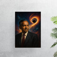 Subrahmanyan Chandrasekhar and the collapse limit poster 7