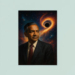 Subrahmanyan Chandrasekhar and the collapse limit poster 8