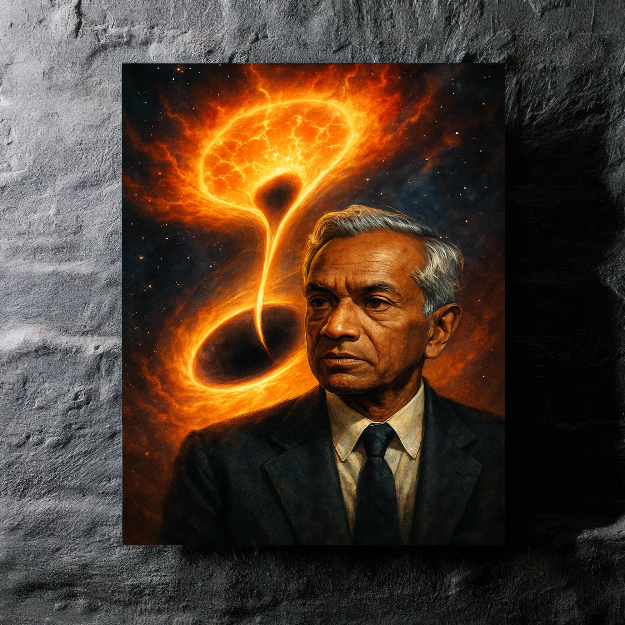 Subrahmanyan Chandrasekhar Metal Print Wall Art – Noveltees