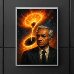 Subrahmanyan Chandrasekhar under collapsing star geometry poster 5