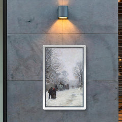 Suburban Street in Winter, München by Anders Andersen-Lundby, 1923 poster 2