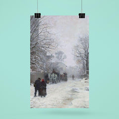 Suburban Street in Winter, München by Anders Andersen-Lundby, 1923 poster 6