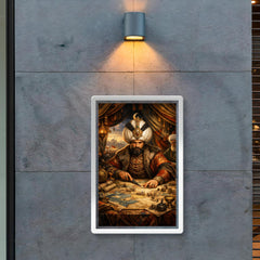 Suleiman the Magnificent in campaign tent maps poster 2