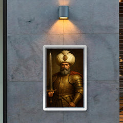 Suleiman the Magnificent in imperial armor poster 2