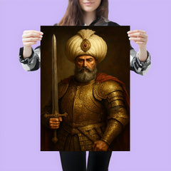 Suleiman the Magnificent in imperial armor poster 3