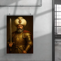 Suleiman the Magnificent in imperial armor poster 4