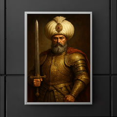 Suleiman the Magnificent in imperial armor poster 5