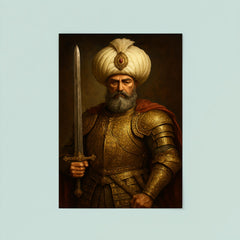 Suleiman the Magnificent in imperial armor poster 8