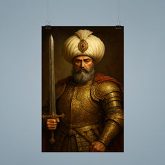 Suleiman the Magnificent in imperial armor poster 9