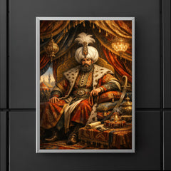 Suleiman the Magnificent in imperial tent poster 5
