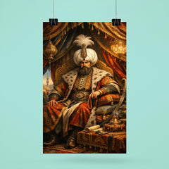 Suleiman the Magnificent in imperial tent poster 6