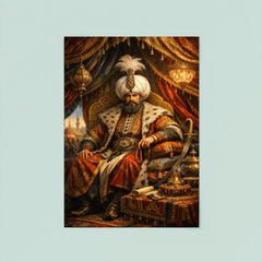 Suleiman the Magnificent in imperial tent poster 8