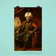 Suleiman the Magnificent in imperial war tent poster 6