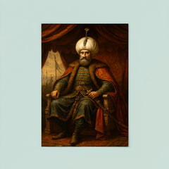 Suleiman the Magnificent in imperial war tent poster 8