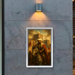 Sultan Mehmed II before Constantinople walls poster 2