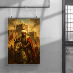 Sultan Mehmed II before Constantinople walls poster 4
