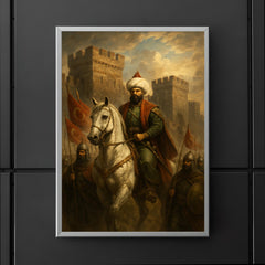 Sultan Mehmed II before Constantinople walls poster 5