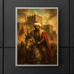 Sultan Mehmed II before Constantinople walls poster 5