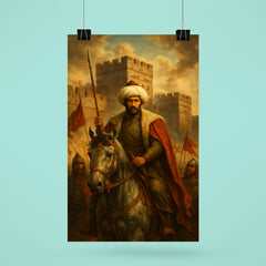 Sultan Mehmed II before Constantinople walls poster 6