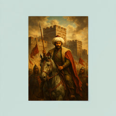 Sultan Mehmed II before Constantinople walls poster 8