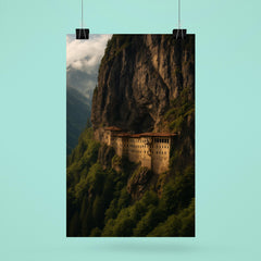 Sumela Monastery Clifftop Turkey poster 6