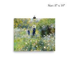Summer Landscape, or Woman with a Parasol in a Garden by Pierre Auguste Renoir poster 4
