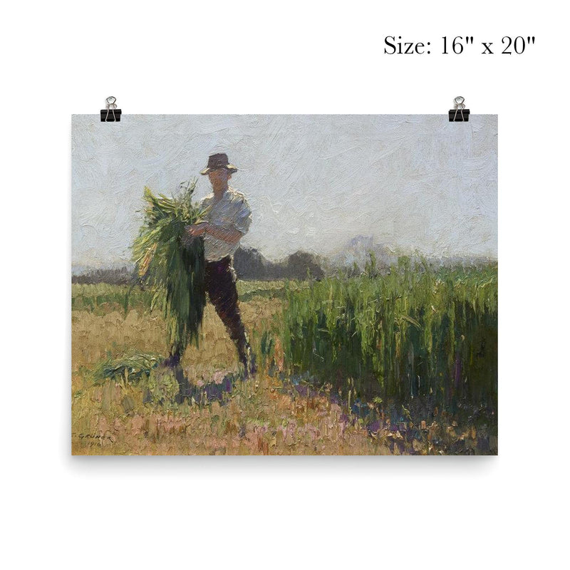 Summer Morning by Elioth Gruner poster 2
