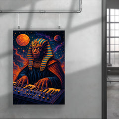 Sun Ra cosmic pharaoh at interstellar keyboard poster 4