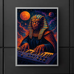 Sun Ra cosmic pharaoh at interstellar keyboard poster 5