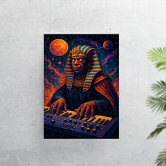 Sun Ra cosmic pharaoh at interstellar keyboard poster 7