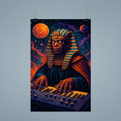 Sun Ra cosmic pharaoh at interstellar keyboard poster 9