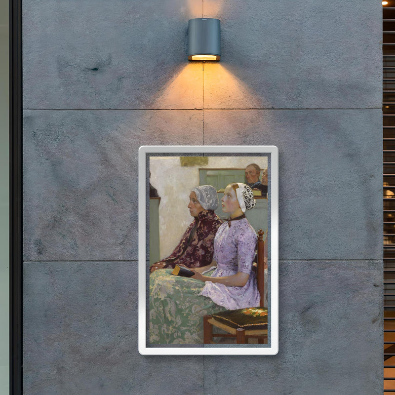 Sunday Mass by Gari Melchers poster 2