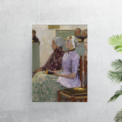 Sunday Mass by Gari Melchers poster 7