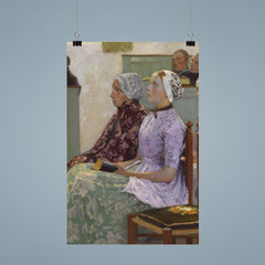 Sunday Mass by Gari Melchers poster 9